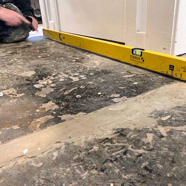 Sub floor preparation